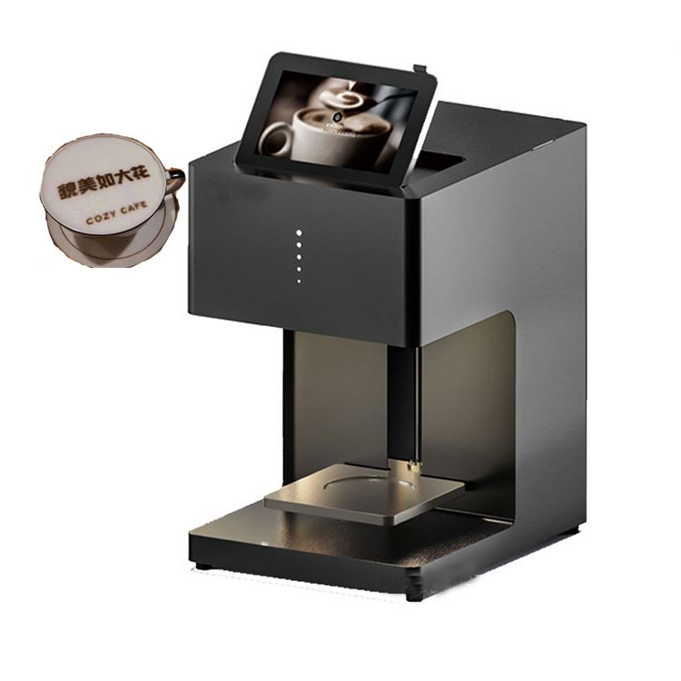 Coffee Tea With Milk - 自動スマートカラフルインクジェットプリンター、業務用3Dパッド印刷機、カップ写真アート、ミルクティースクリーン、ラテコーヒープリンター