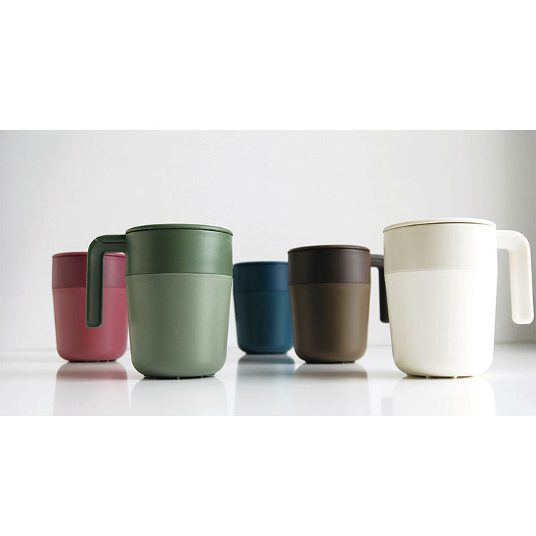 Coffee Tea Or - 8オンスフレンチプレスマグコーヒーまたはティーメーカー注入器プレスカップ魔法瓶オリジナルプラスチックBPAフリーコポドロップ船