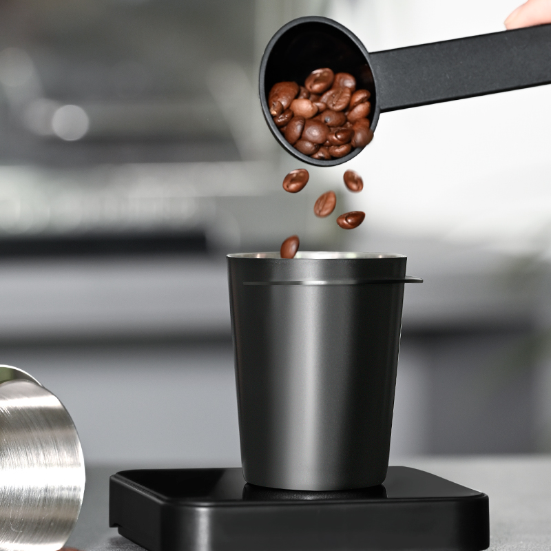 Coffee Tea Making Machine - コーヒー計量カップ 51/58mm コーヒー豆計量カップ 304 ステンレス鋼交換用カフェバリスタツール エスプレッソマシン用