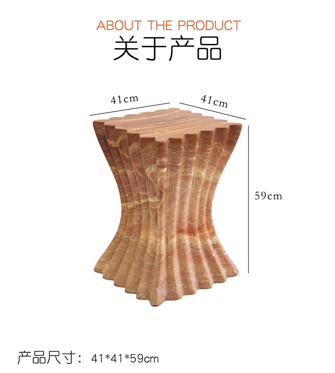 Coffee&Tea House Opinie - b11-7.2 スタイル模造レッドトラバーチンエッジ少数の B&B リビングルームクリエイティブウェーブコーヒーテーブルテレビベッドルームベッドサイドテーブル