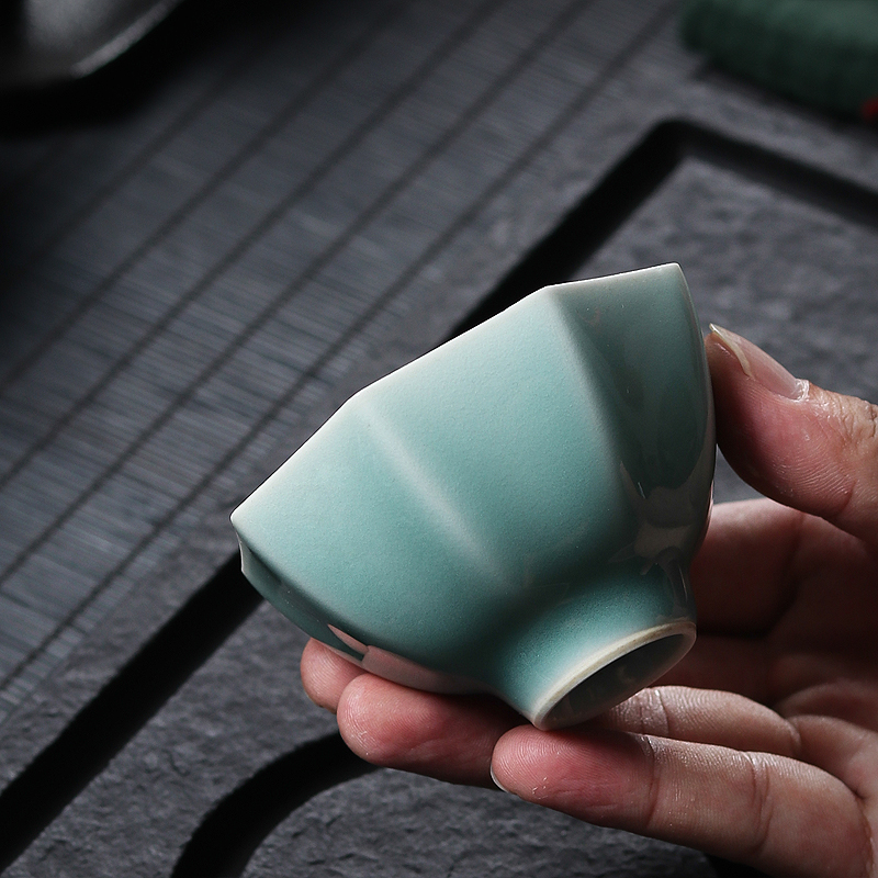Gongfu Tea Set - 手作り青磁茶碗功夫茶用カップオーナーカップ龍井茶セット家庭用茶碗天頂工芸品