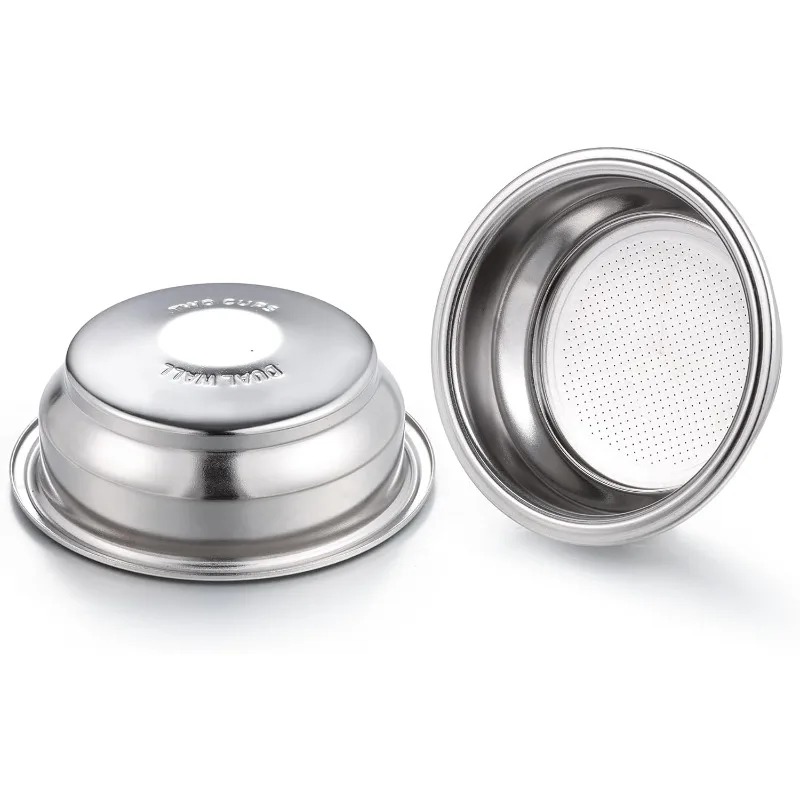高品質 2 個 58mm デュアルウォールフィルター デュア - Coffee Tea Press のレビューと価格