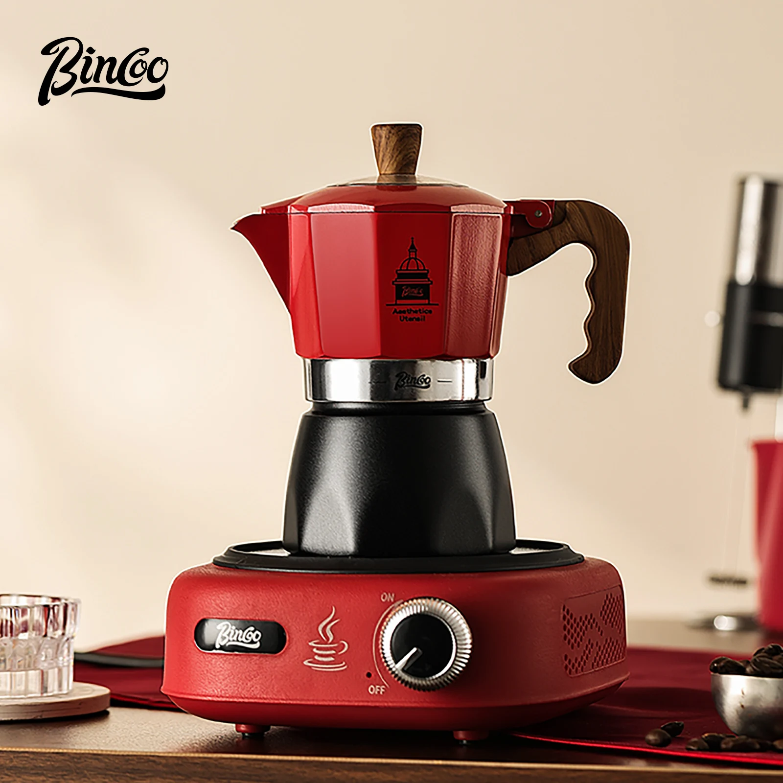 ビンクー ダブルバルブ コーヒーモカポット エスプレッソマシ - Coffee Tea Making Machine のレビューと価格