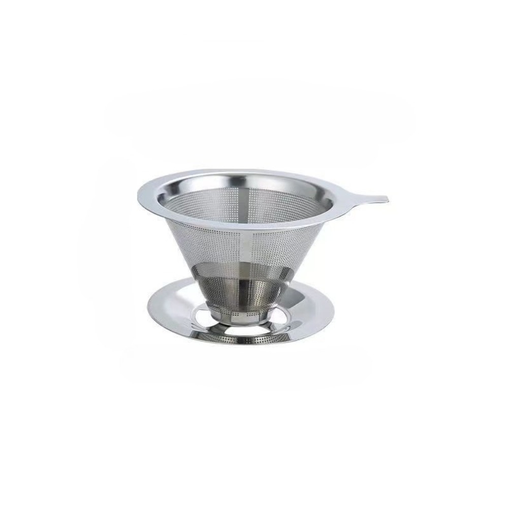 紙を使わない大型再利用可能なコーヒーフィルターストレーナー - Coffee&Tea House Opinie のレビューと価格