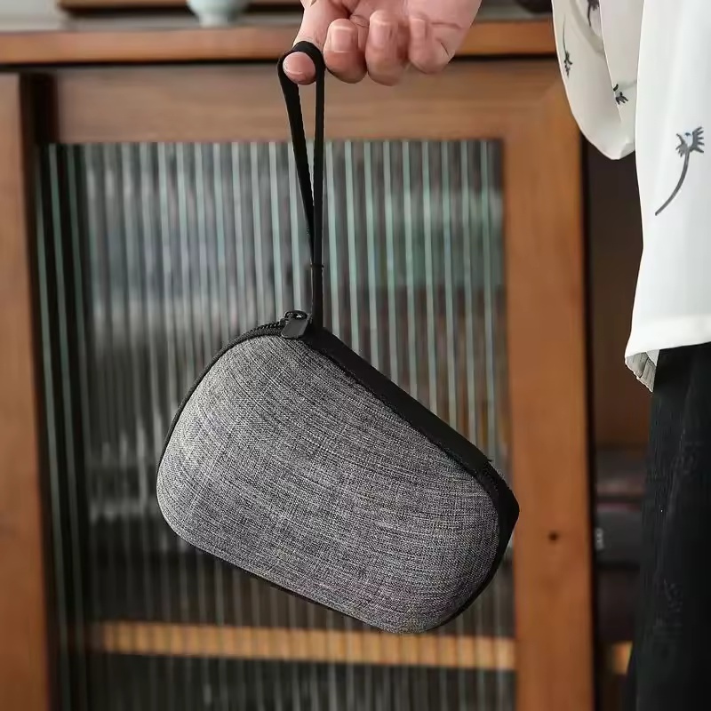 携帯用中国カンフーティーセット、陶器製ティーポットセット、旅 - Gongfu Tea Set のレビューと価格