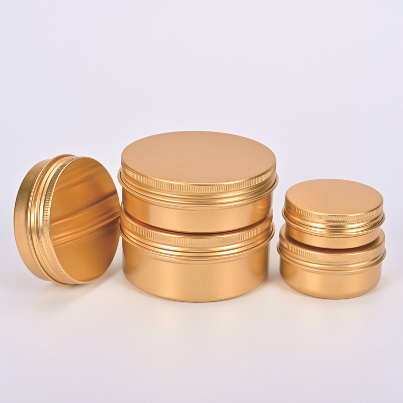 30 個のゴールデンアルミ缶 50ml 60ml 100ml - Coffee Tea And Sugar Canisters のレビューと価格