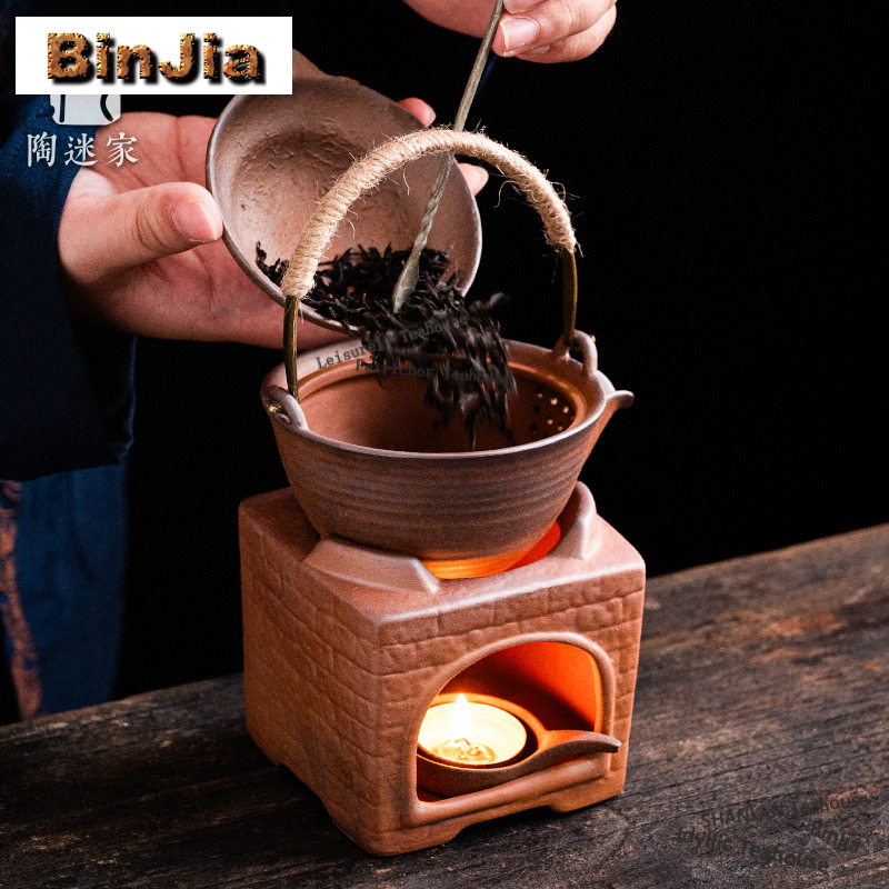 古岩泥温茶ティーポット（取っ手付き）、ストーブセット、茶焙煎 - Gongfu Tea Set のレビューと価格