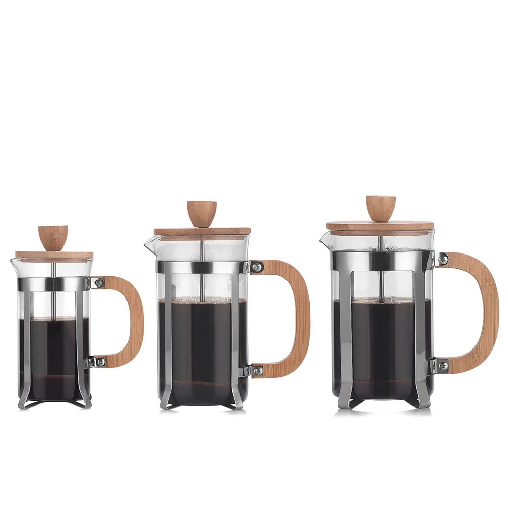 350/600mlステンレス製プレス式ポット 食品グレード  - Coffee Tea Press のレビューと価格