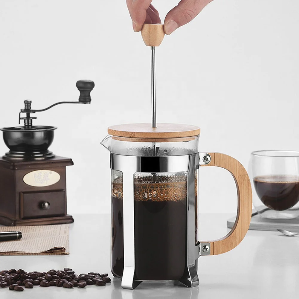 350/600mlステンレス製プレス式ポット 食品グレード  - Coffee Tea Press のレビューと価格