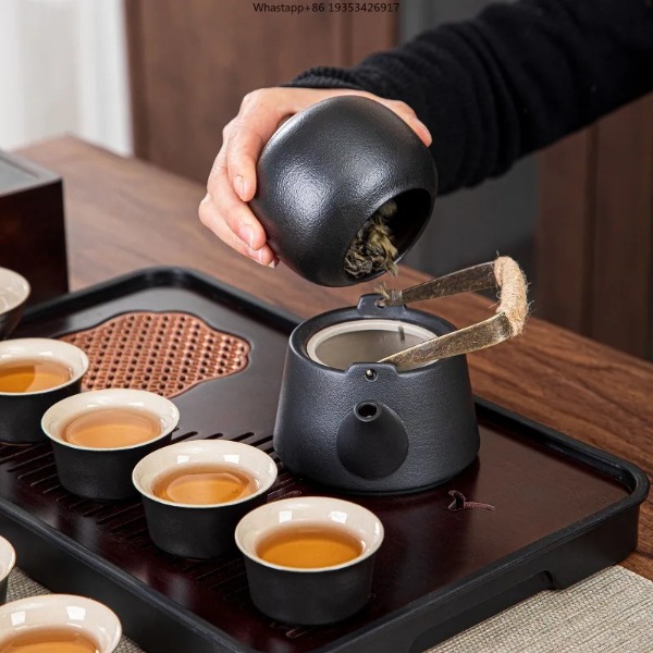 新しいポータブル旅行用茶器セット、屋外車載用電気ケトル＆ G - Gongfu Tea Set のレビューと価格