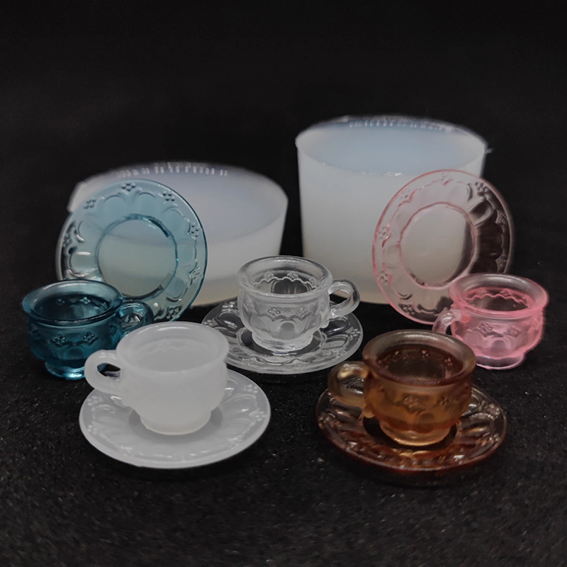 1セット ドールハウス ミニチュア ティーカップ シリコンモ - Mug Tea Coffee のレビューと価格