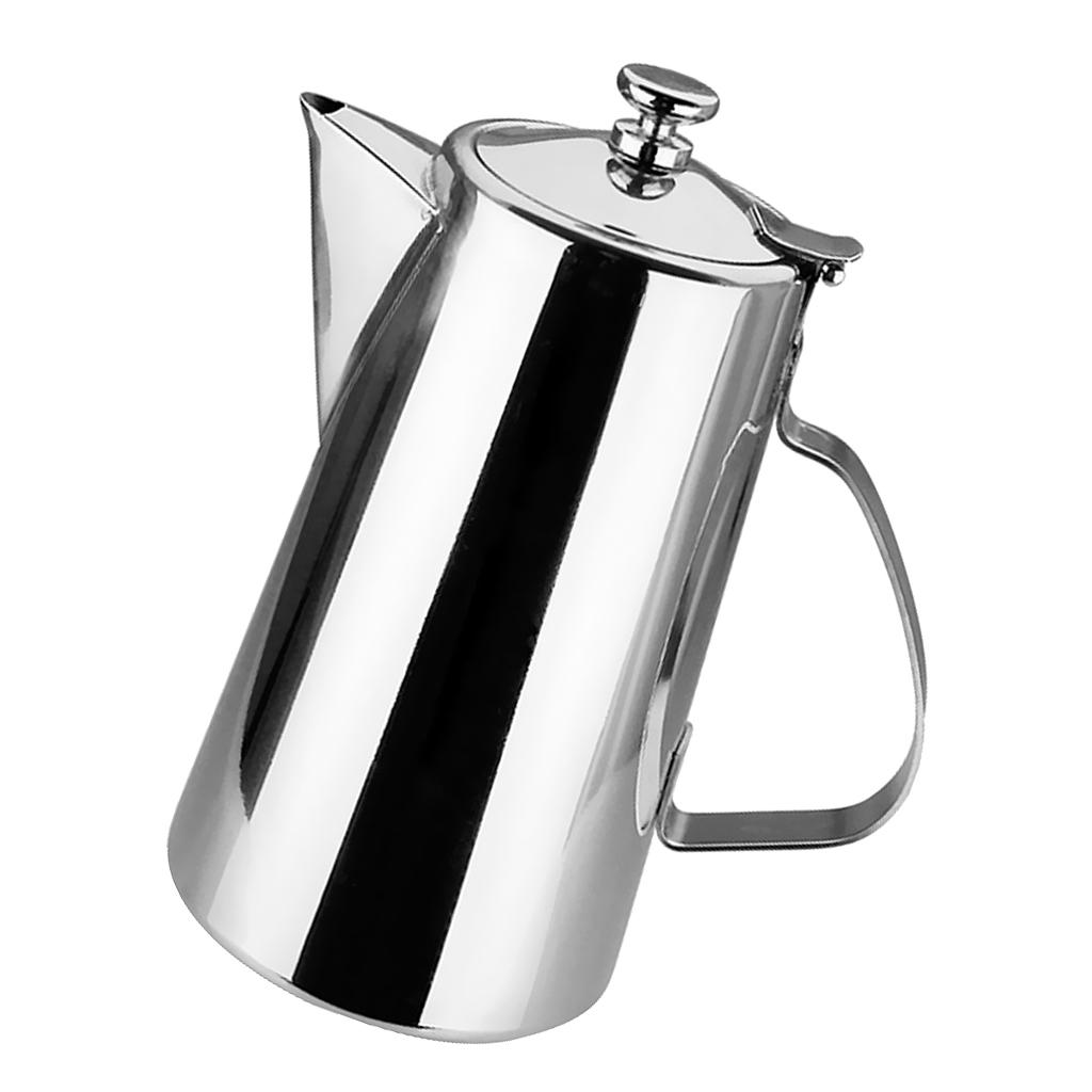 頑丈なステンレス製水差し、フリップ蓋付きティーポットピッチャ - Coffee Tea Or のレビューと価格