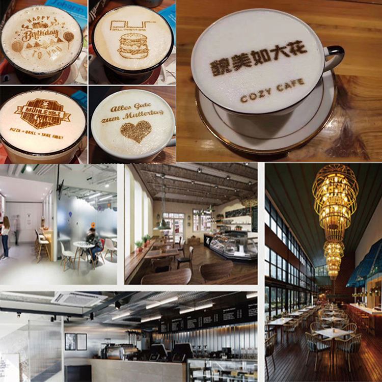 自動スマートカラフルインクジェットプリンター、業務用3Dパッ - Coffee Tea With Milk のレビューと価格