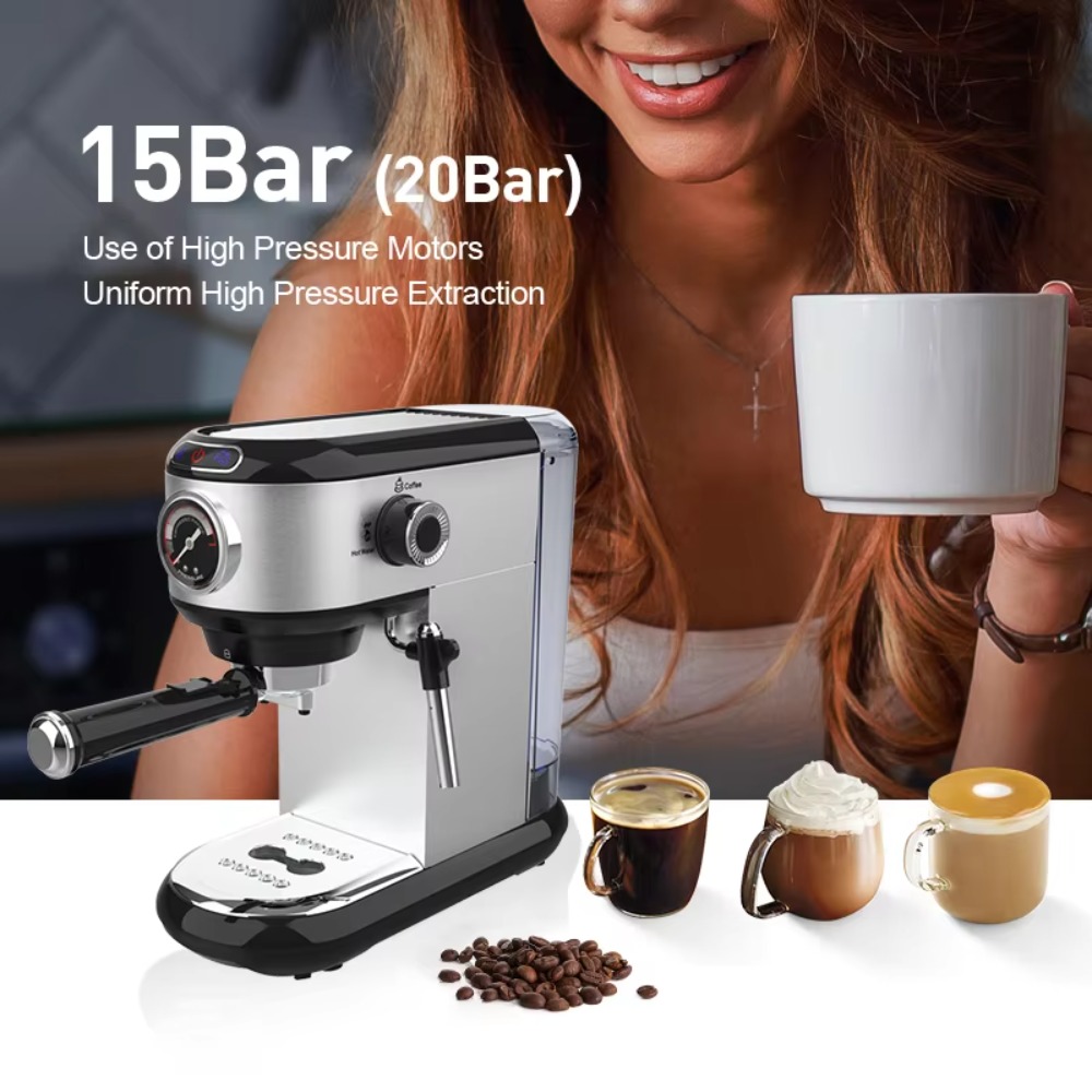 業務用電気器具 シングルコーヒーメーカー 電気式 15バール - Coffee&Tea House Opinie のレビューと価格