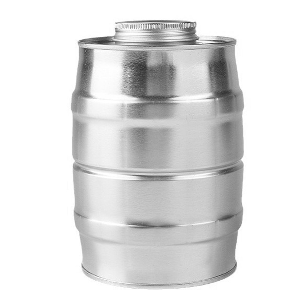 レトロなワイン樽型のブリキ製コーヒー容器、豆、挽いたコーヒー - Coffee Tea And Sugar Canisters のレビューと価格