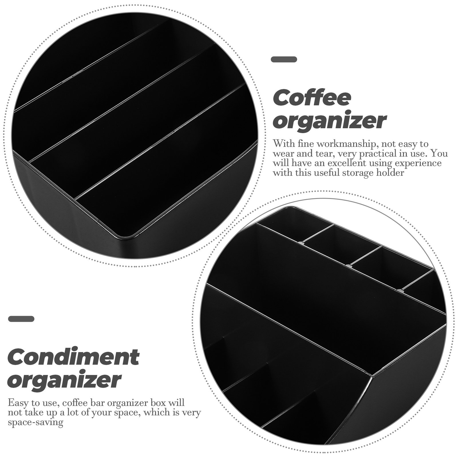 コーヒー＆ティーオーガナイザー レジン製カウンタートップステ - Coffee Tea With Milk のレビューと価格