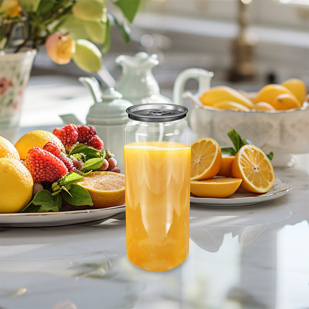 5個入り透明飲料缶、簡単に開けられる携帯用ドリンク容器、ジュ - Coffee Tea Drinks のレビューと価格
