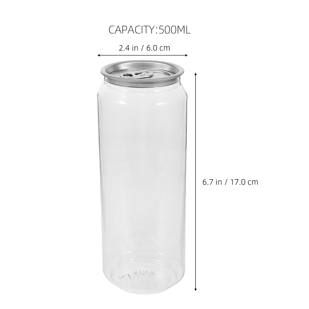 5個入り透明飲料缶、簡単に開けられる携帯用ドリンク容器、ジュ - Coffee Tea Drinks のレビューと価格