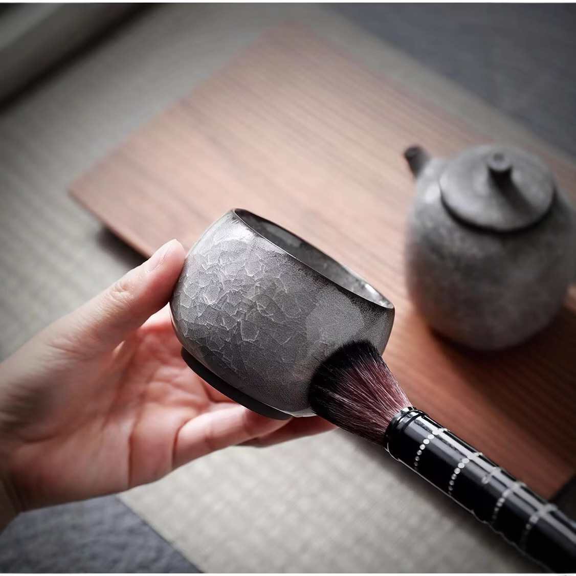 ひび割れ釉薬セラミックティーカップセット シングル/カップル - Gongfu Tea Set のレビューと価格