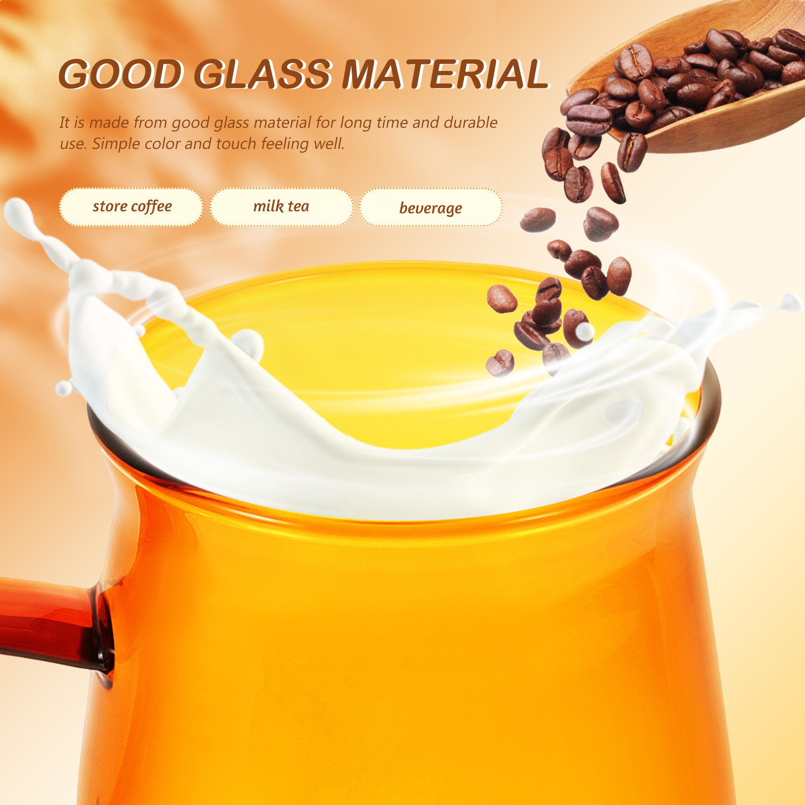 1セット ガラス製コーヒーカップ＆ソーサーセット プレミアム - Coffee Tea Drinks のレビューと価格