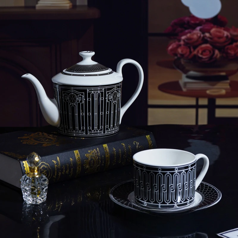 シンプルなヨーロピアンスタイルのティーセット、セラミックコー - Coffee Tea Catering のレビューと価格