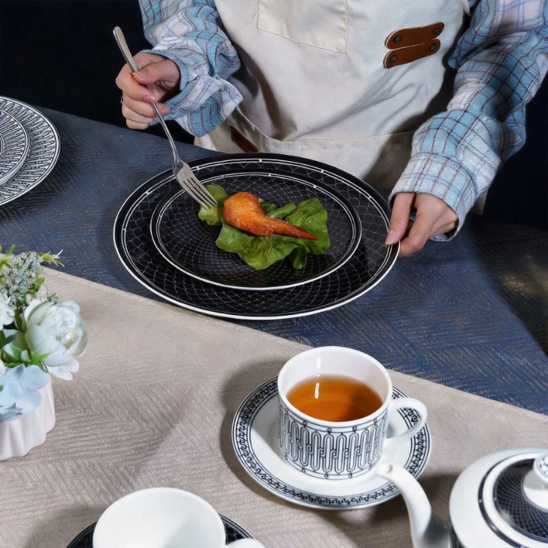 シンプルなヨーロピアンスタイルのティーセット、セラミックコー - Coffee Tea Catering のレビューと価格