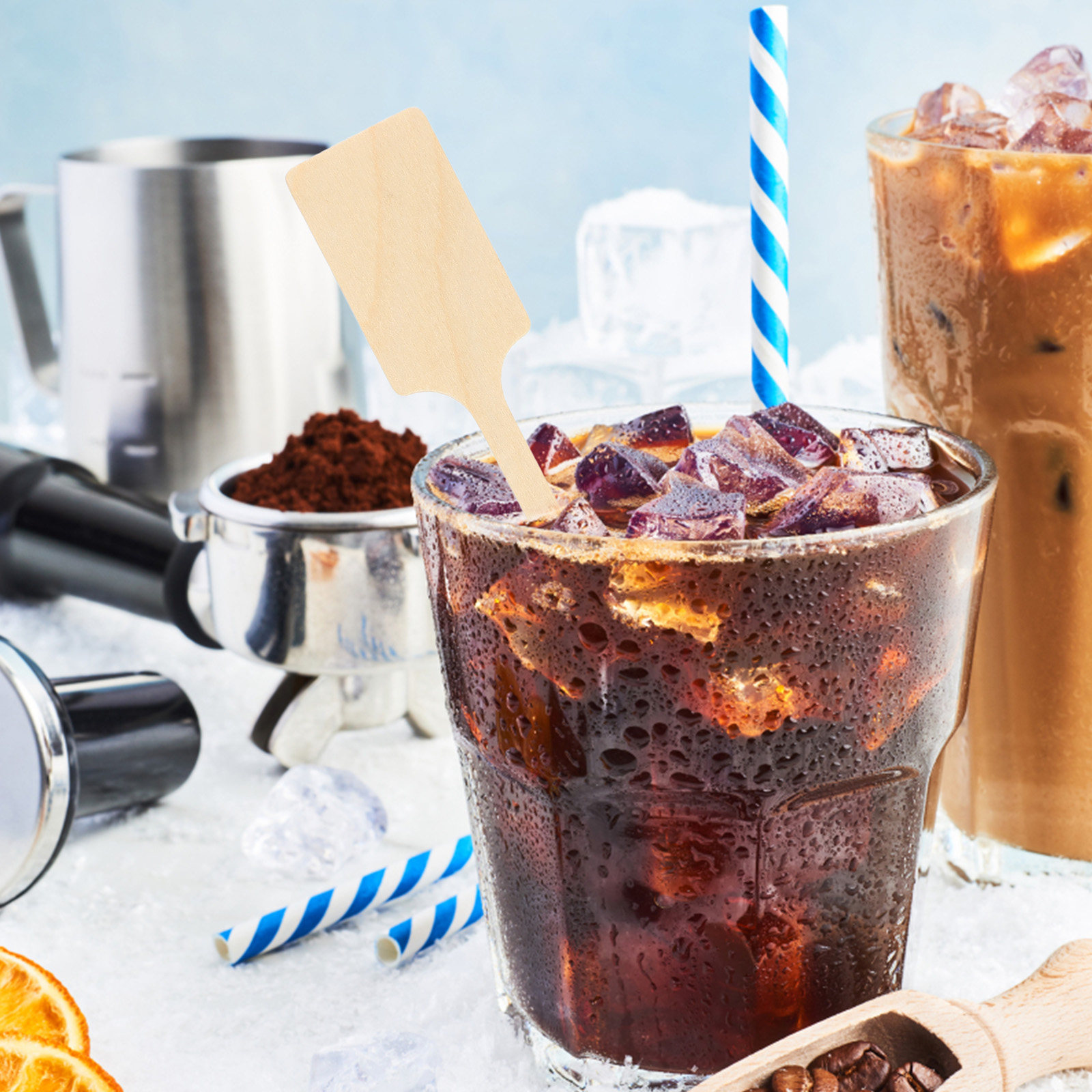 100本入り木製コーヒースティック 使い捨て攪拌棒 ホット・ - Coffee Tea Drinks のレビューと価格