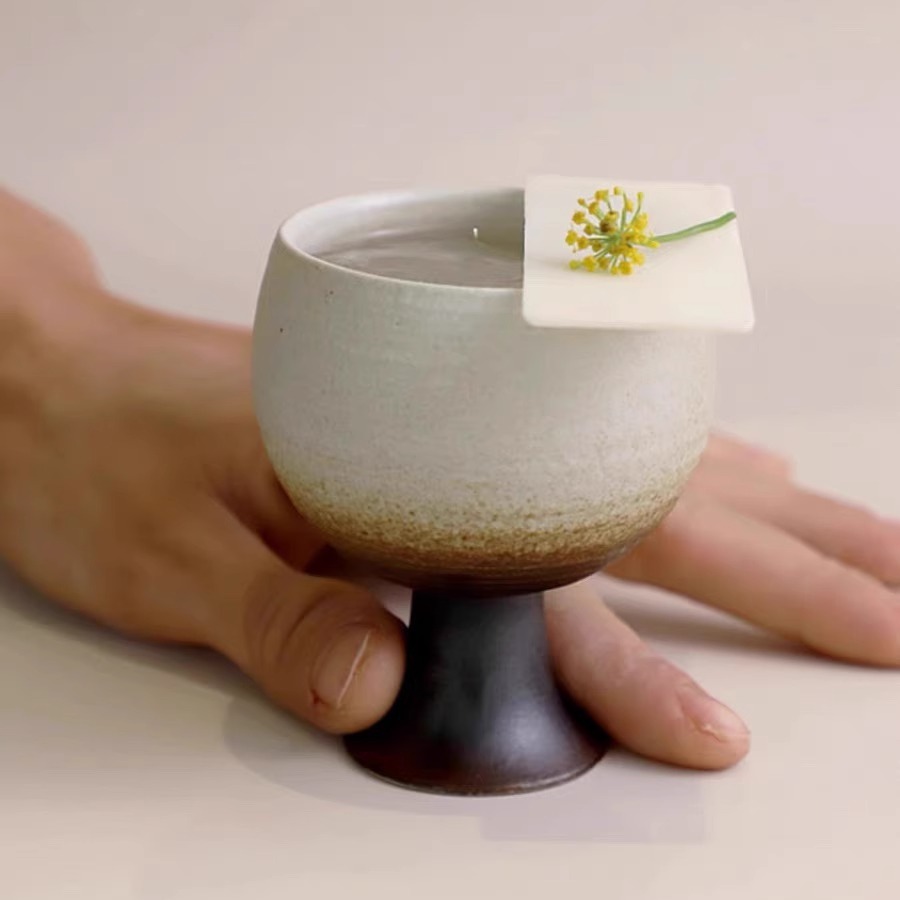 新しいバー中華風セラミックカクテルカップセット、パーソナライ - Coffee Tea Drinks のレビューと価格