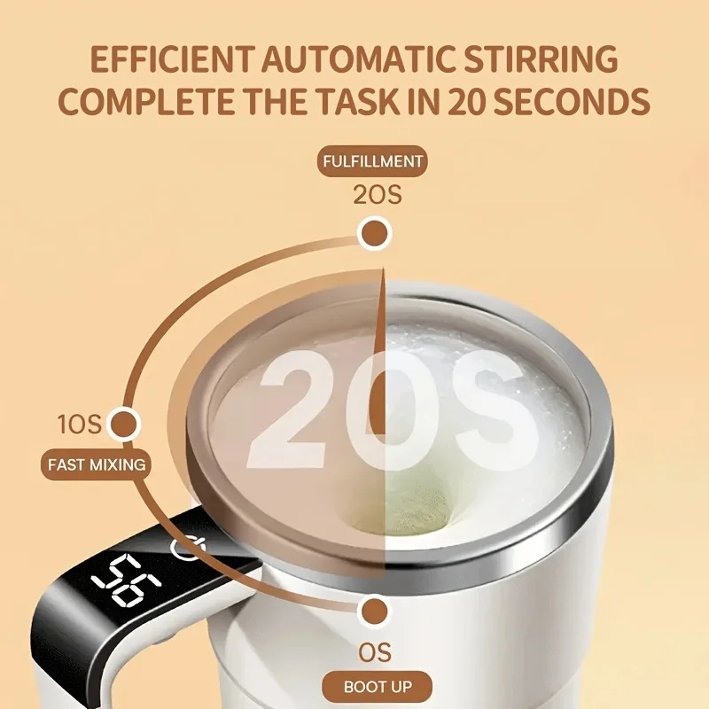 380ML電動コーヒーセルフミキシングマグ IP67防水コー - Coffee Tea Weight Loss のレビューと価格