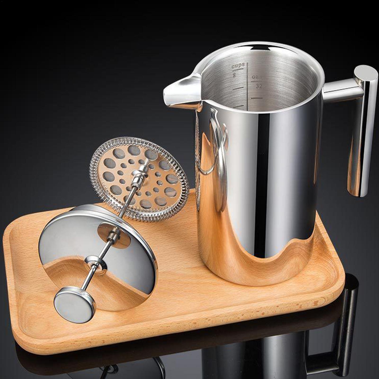 コーヒープレスポットフィルターシステム耐熱コールドブリューテ - Coffee Tea Press のレビューと価格