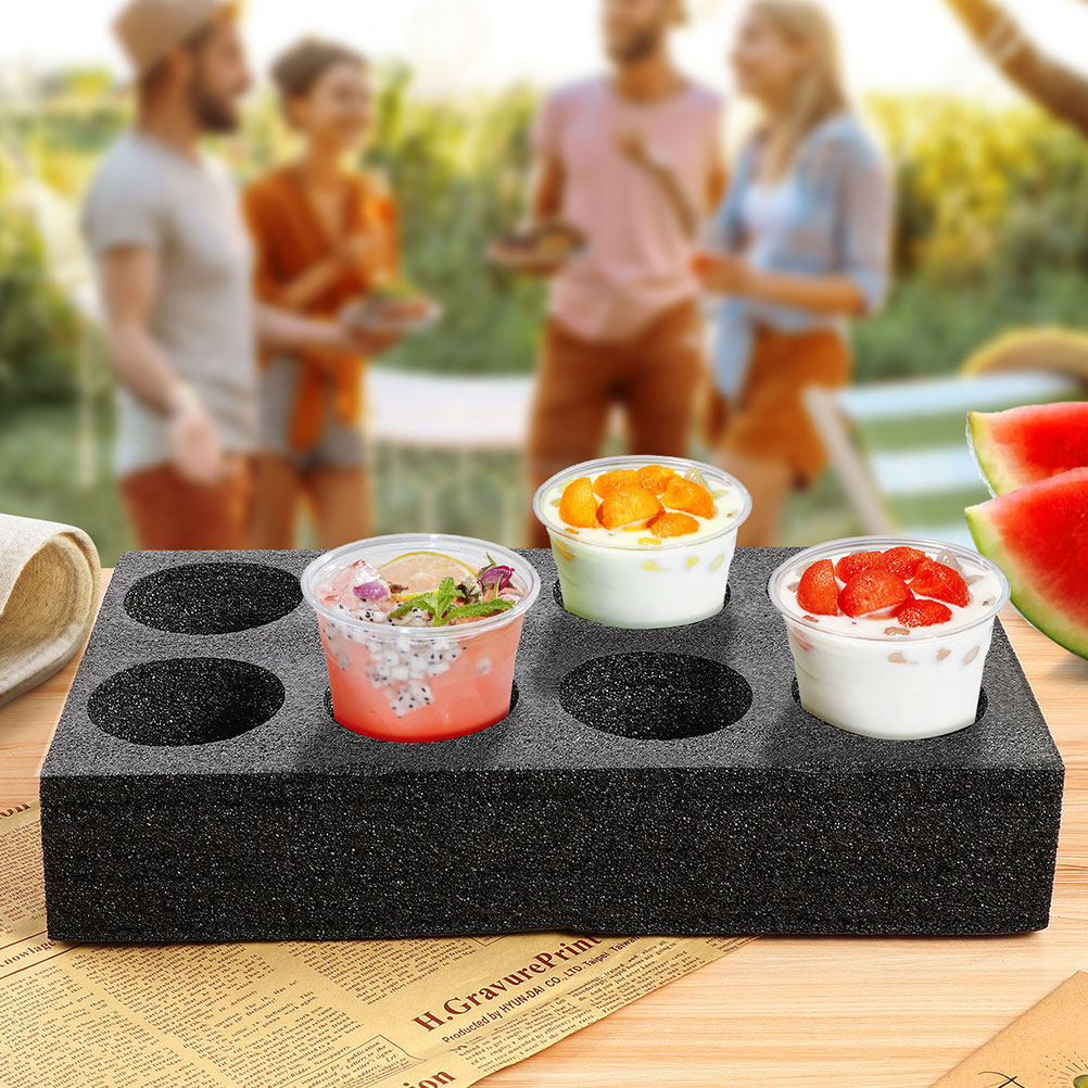 4個入り 8穴ドリンクカップトレイ プレミアム耐衝撃ドリンク - Coffee Tea Drinks のレビューと価格
