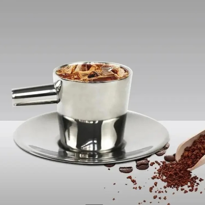 2個セット ステンレス製コーヒーカップ、コーヒーマグカップ＆ - Mug Tea Coffee のレビューと価格