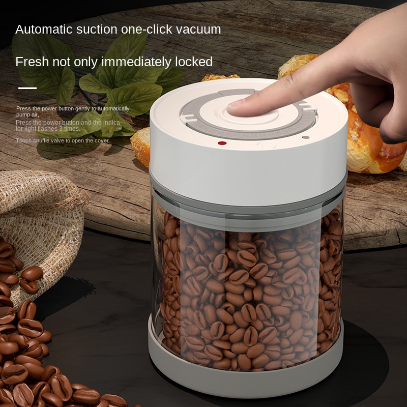 Electric Vacuum Coffee Beans G - Coffee Tea And Sugar Canisters のレビューと価格
