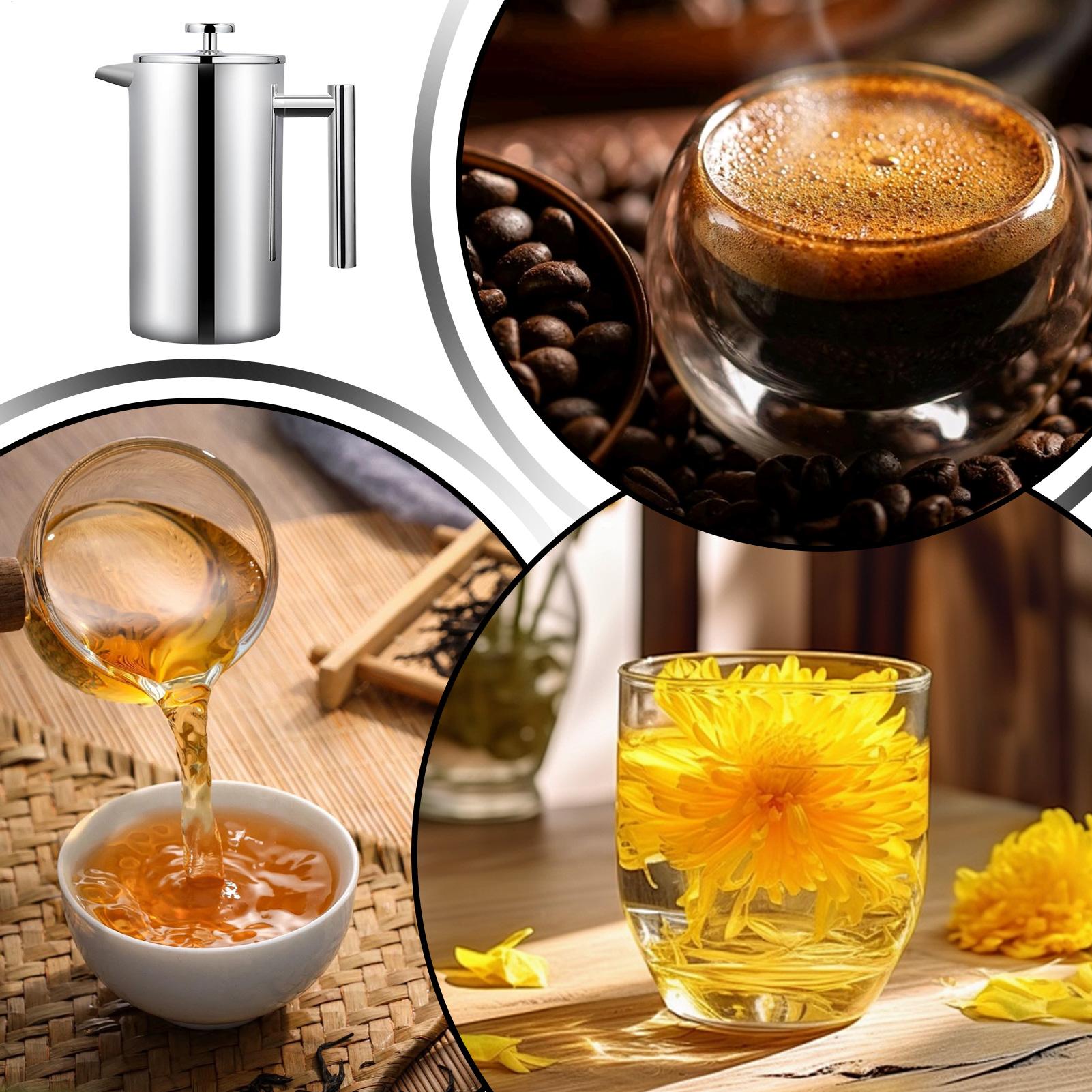 コーヒーメーカー プレスポット 滑り止めグリップ 耐熱性 コ - Coffee Tea Press のレビューと価格