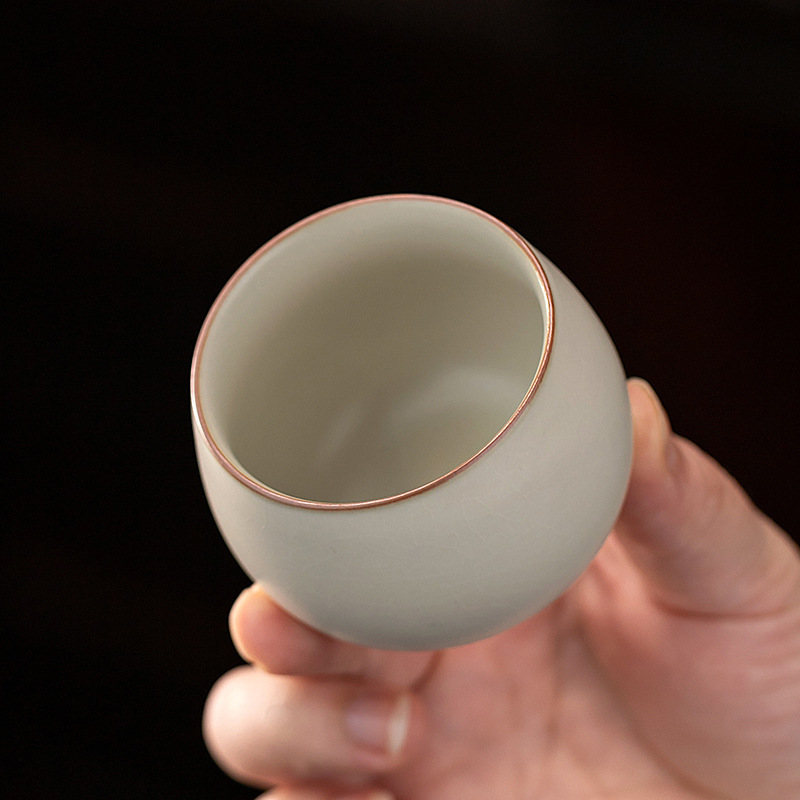 和らぎの黄色 瑞窯陶器茶杯 個人用マスターカップ ひび割れ釉 - Gongfu Tea Set のレビューと価格