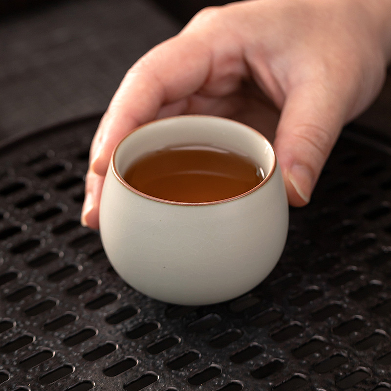 和らぎの黄色 瑞窯陶器茶杯 個人用マスターカップ ひび割れ釉 - Gongfu Tea Set のレビューと価格
