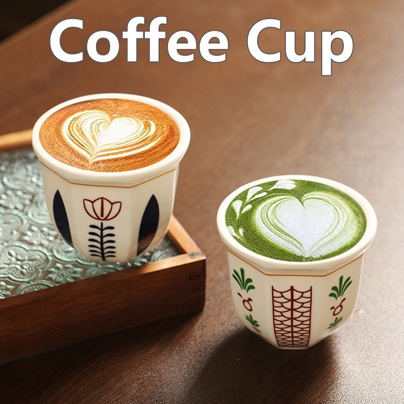 家庭用ハンドヘルドエスプレッソカップセラミック中東キャンドル - Coffee Tea Catering のレビューと価格