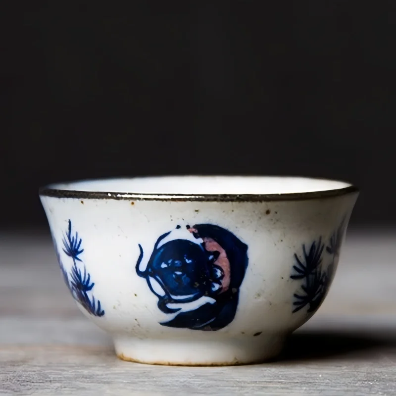 1PC 30ml 手描き中国書道ティーカップ - 磁器 Go - Gongfu Tea Set のレビューと価格