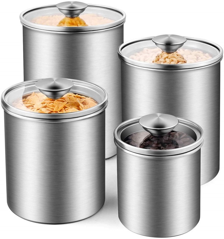 食品保存容器 茶葉 コーヒー 砂糖 小麦粉 密閉 キッチン  - Coffee Tea And Sugar Canisters のレビューと価格