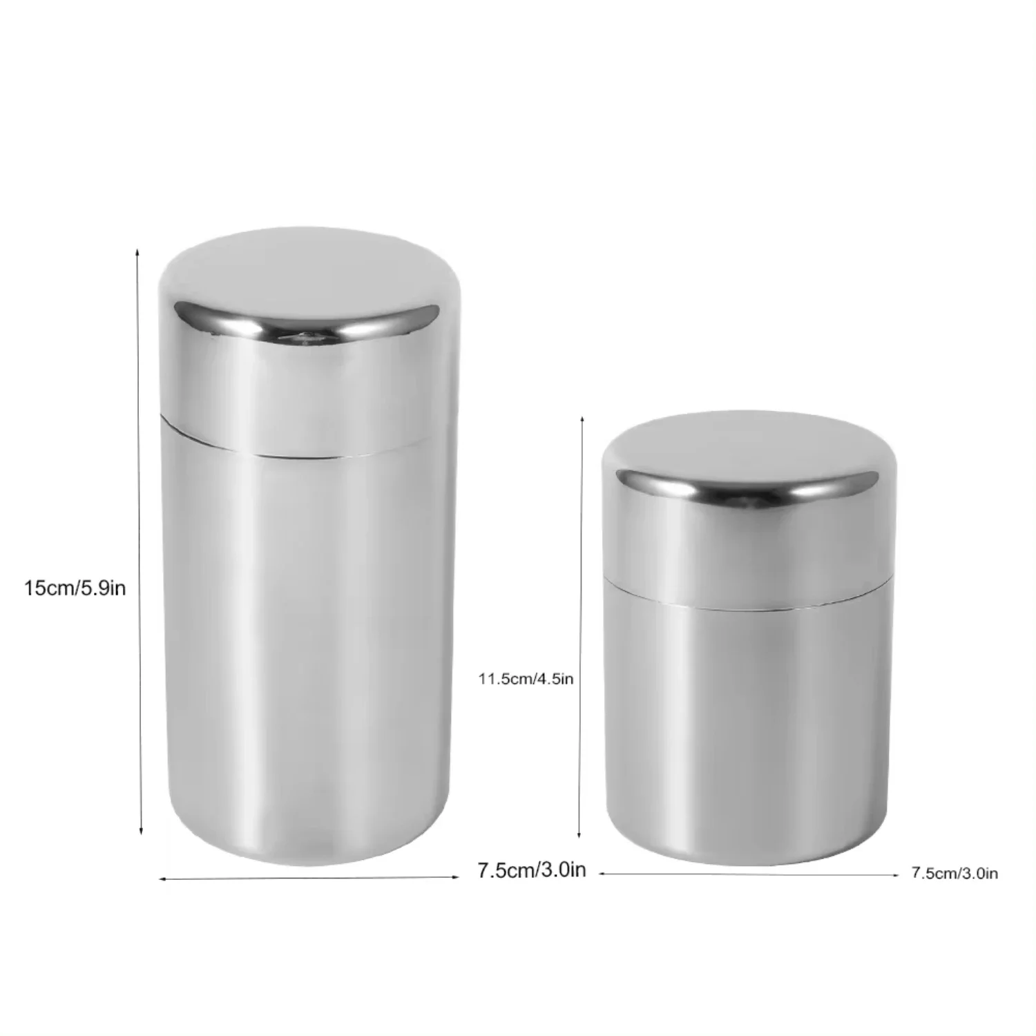 ステンレス製茶葉缶キャニスター容器 家庭用キッチンキャニスタ - Coffee Tea And Sugar Canisters のレビューと価格