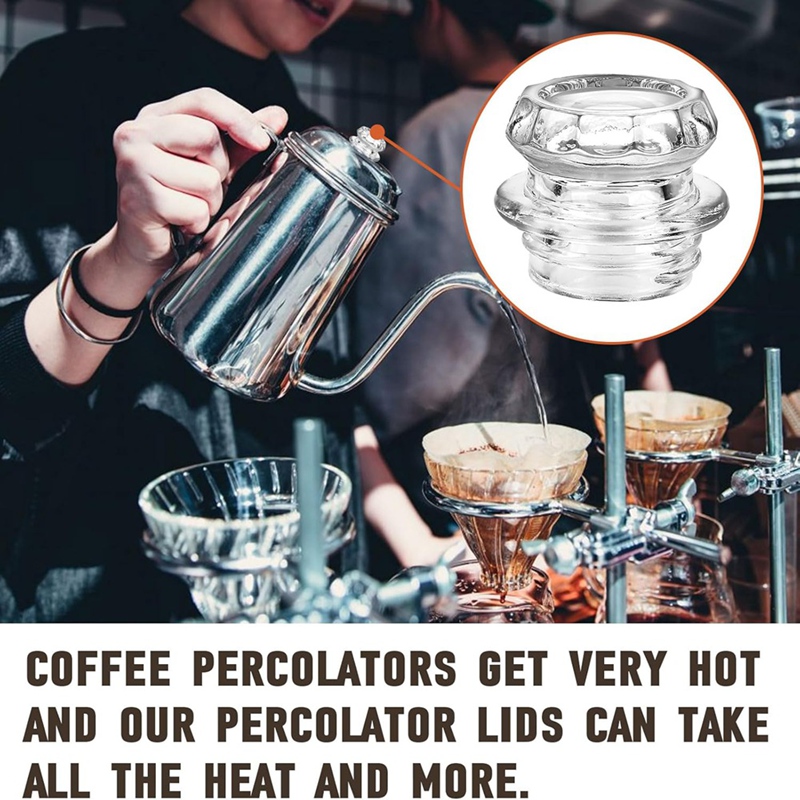 コーヒーパーコレーターガラストップ交換用ガラスパーコレーター - Coffee&Tea House Opinie のレビューと価格