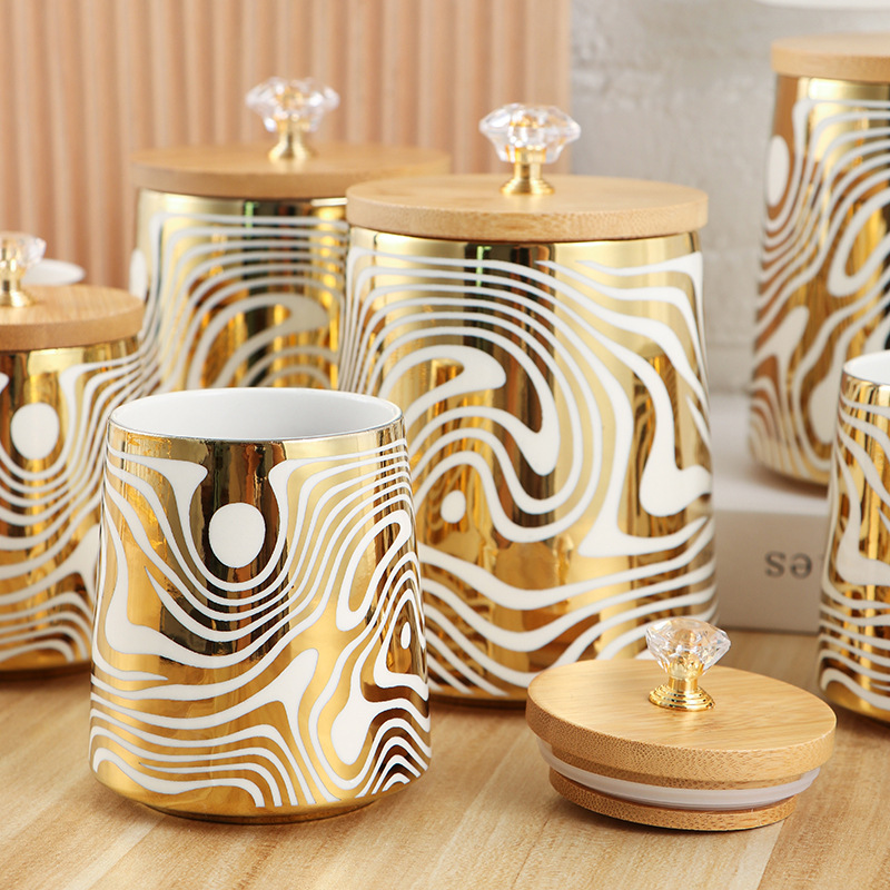 7 色の釉薬セラミックキッチンキャニスターセットティーコーヒ - Canister Coffee Sugar Tea のレビューと価格