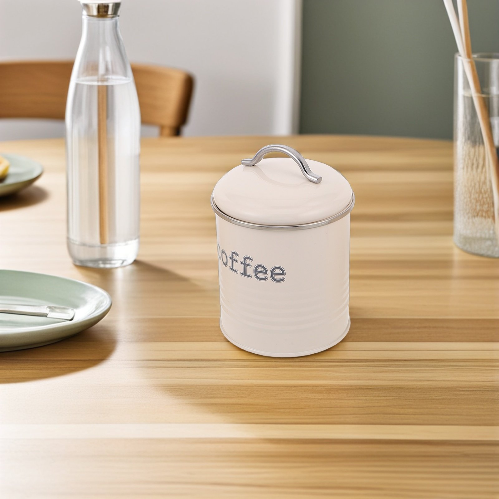 3個セット 密閉コーヒー豆容器セット 気密茶葉砂糖キャニスタ - Coffee Tea And Sugar Canisters のレビューと価格