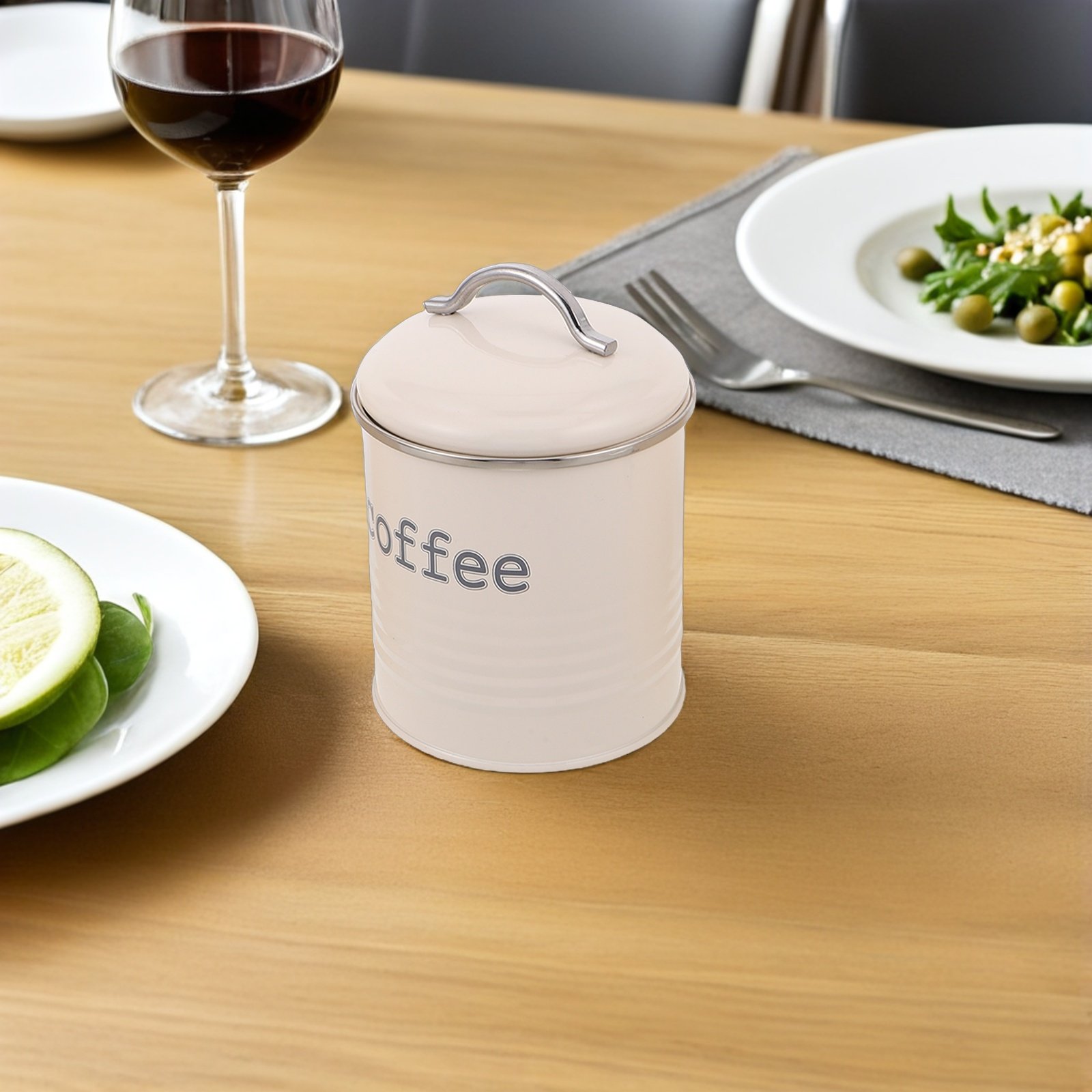 3個セット 密閉コーヒー豆容器セット 気密茶葉砂糖キャニスタ - Coffee Tea And Sugar Canisters のレビューと価格
