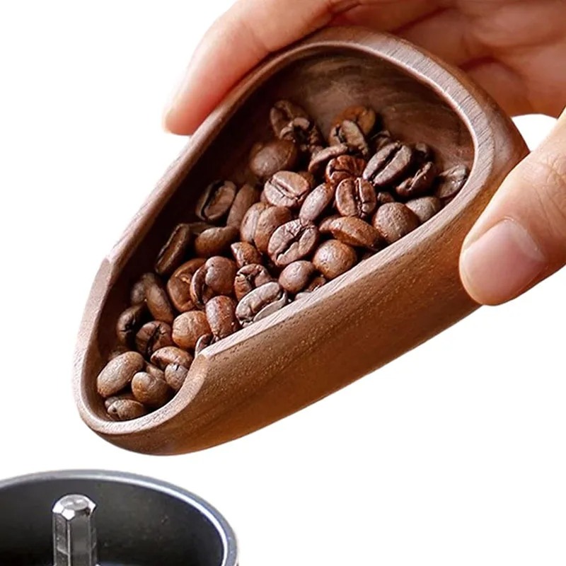 コーヒー豆用量トレイ無垢材クルミ豆シャベルスクープメジャーテ - Coffee Tea Catering のレビューと価格